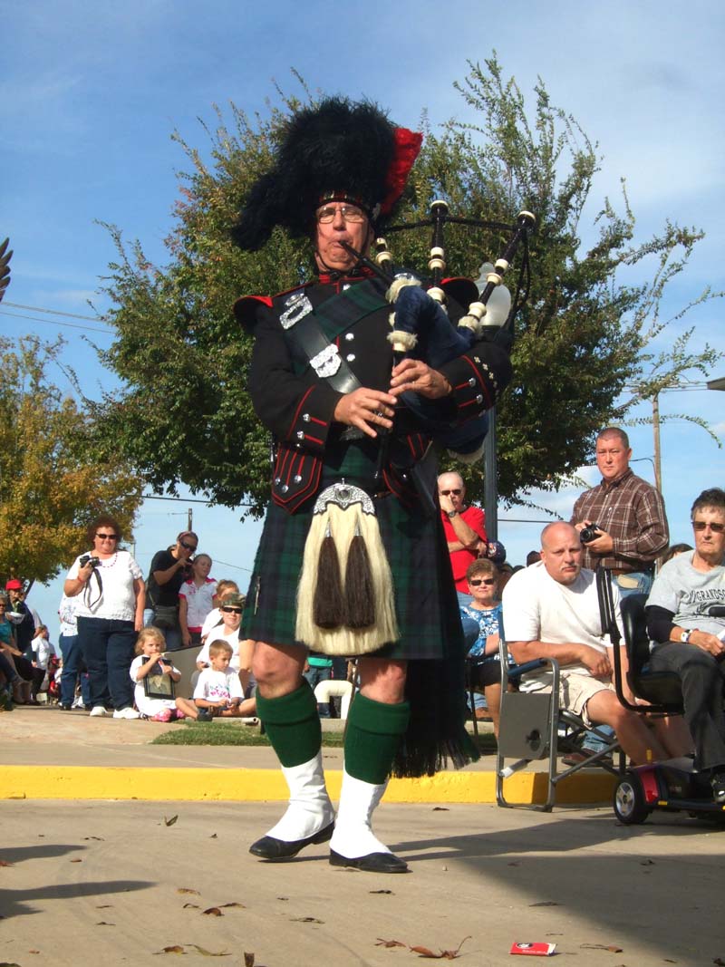 photo of Bagpiper performing